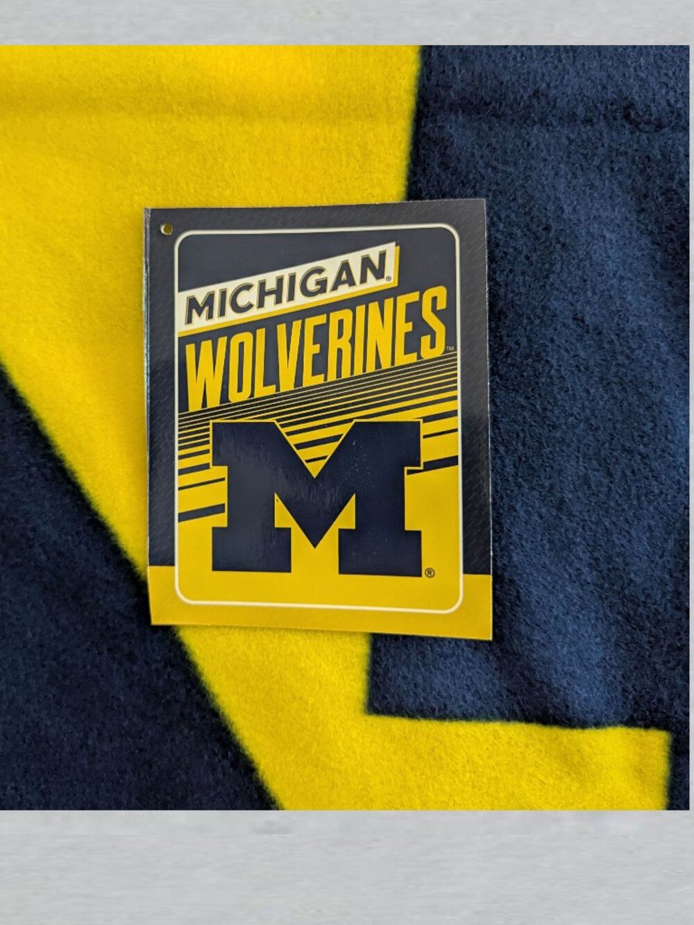 Michigan Wolverines Throw Blank Measures 60 x 80 Inches